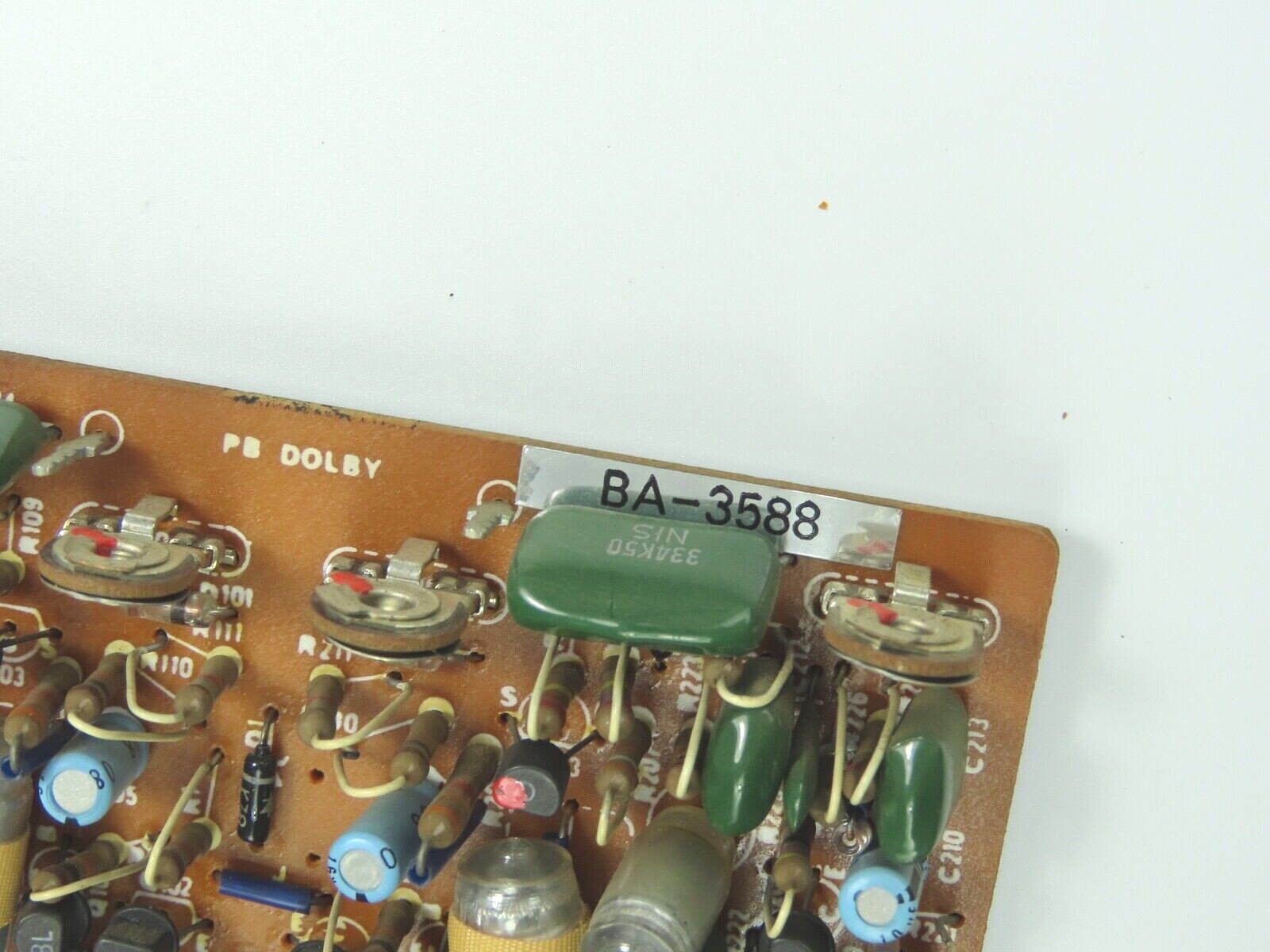 > Nakamichi 1000 < PB Dolby Assy. PCB Board BA-3588 Tape Deck Part /ND212 - Image 4