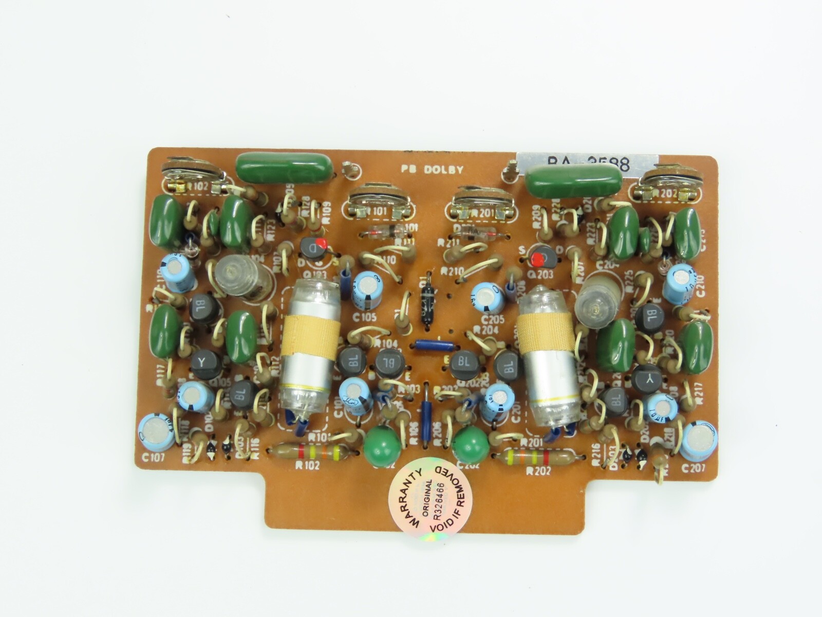 > Nakamichi 1000 < PB Dolby Assy. PCB Board BA-3588 Tape Deck Part /ND212