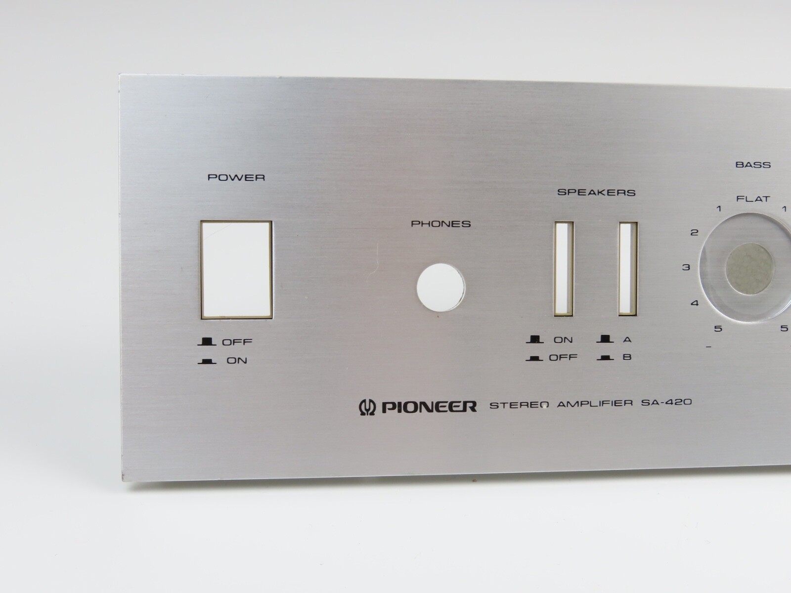 *Pioneer SA-420* Front Panel Faceplate Amplifier Parts /A319 - Image 3