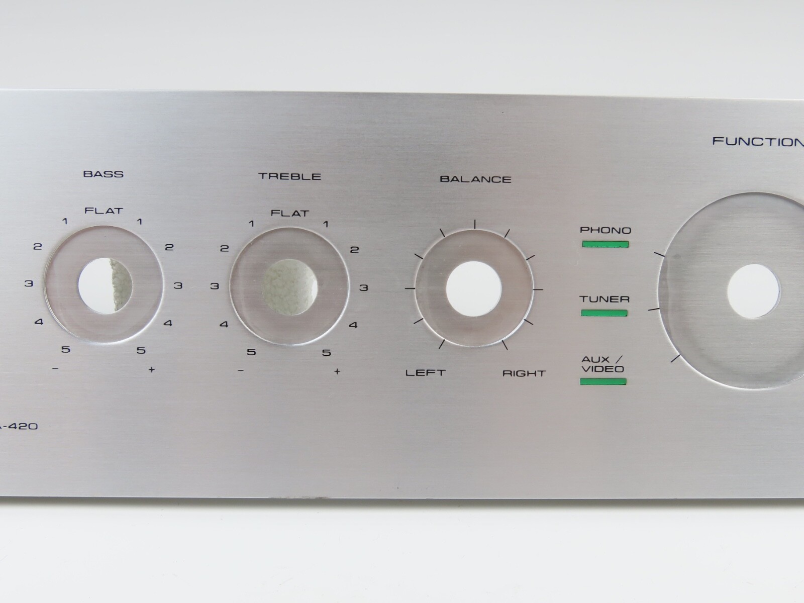 *Pioneer SA-420* Front Panel Faceplate Amplifier Parts /A319 - Image 4