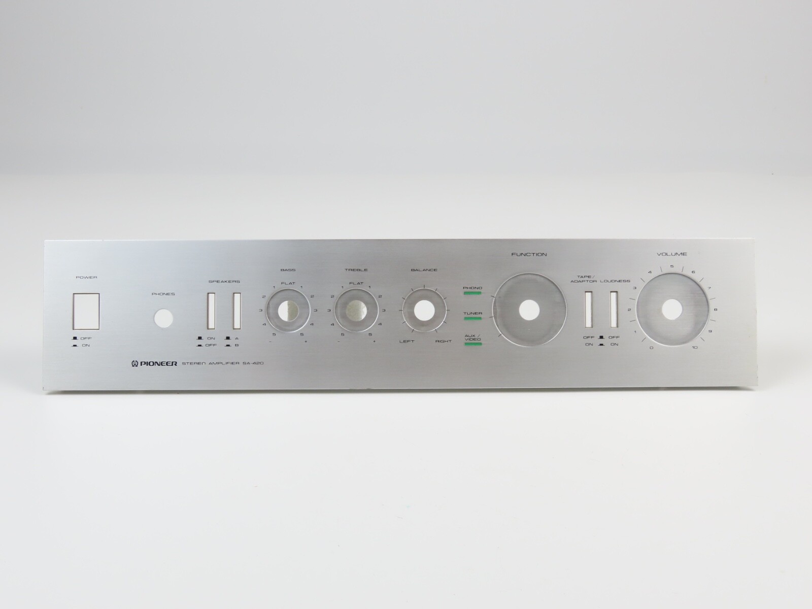 *Pioneer SA-420* Front Panel Faceplate Amplifier Parts /A319