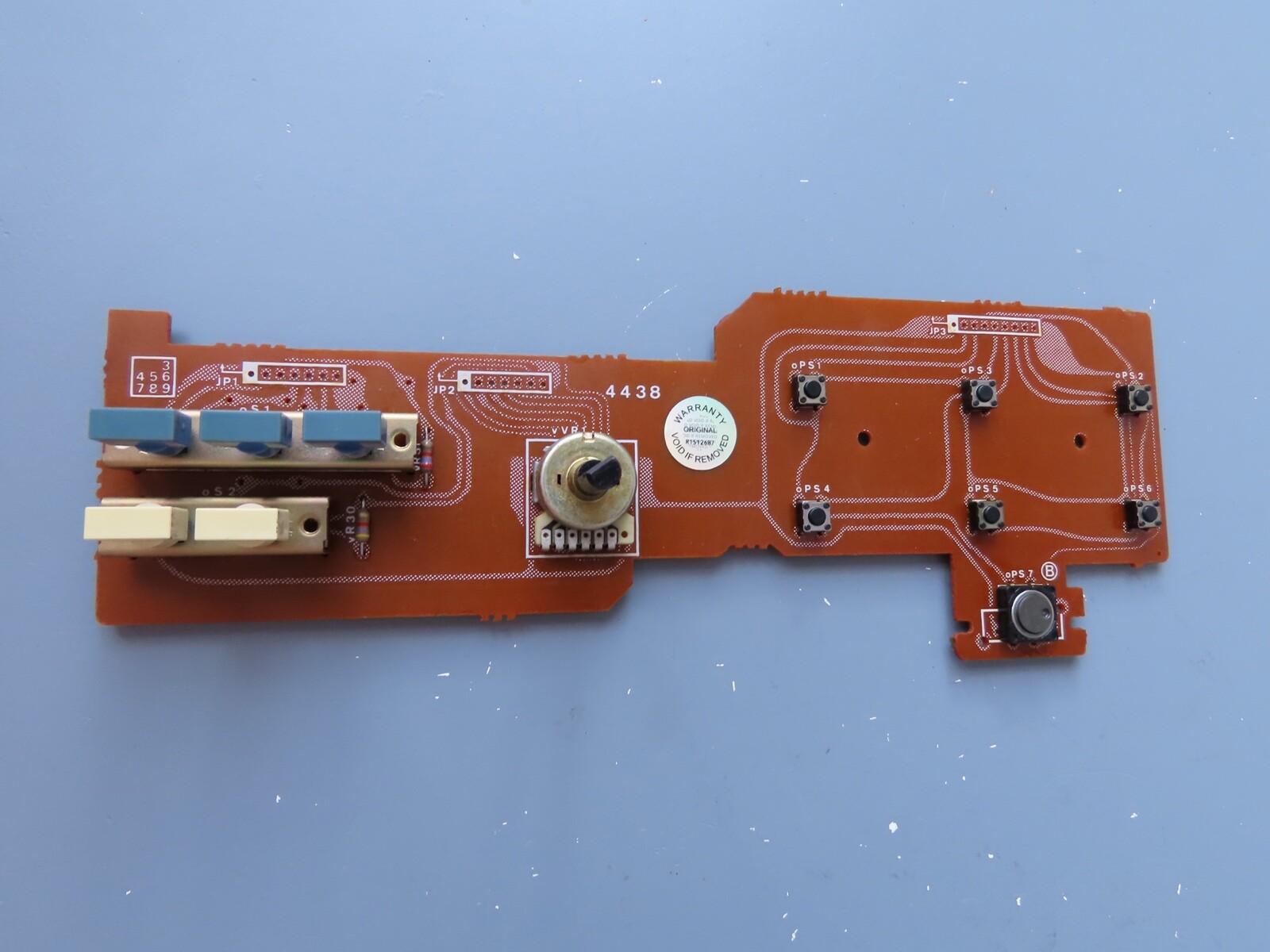 > SANSUI D-80C < Switch PCB Board Control Panel Tape Deck Part F-4438 /D83