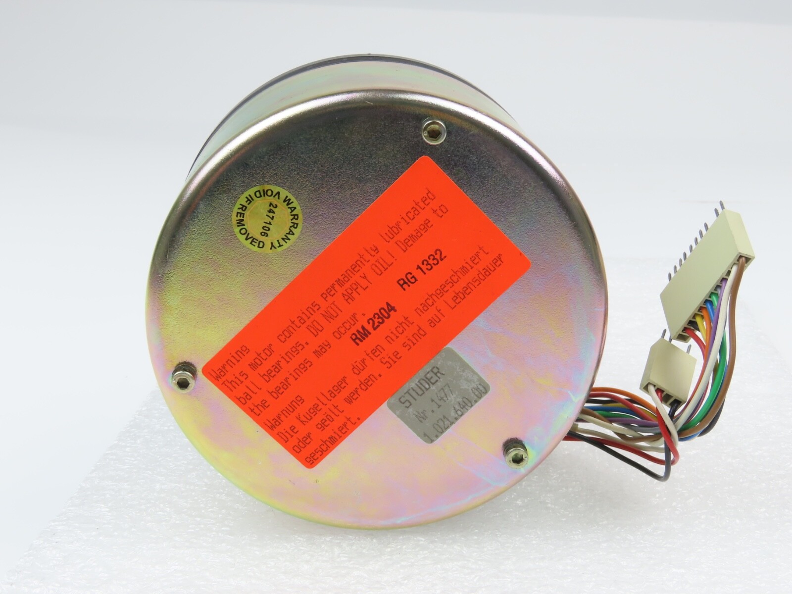 *Studer A807* Capstan Motor 1.021.640 Reel to Reel Part /SD216 - Image 6