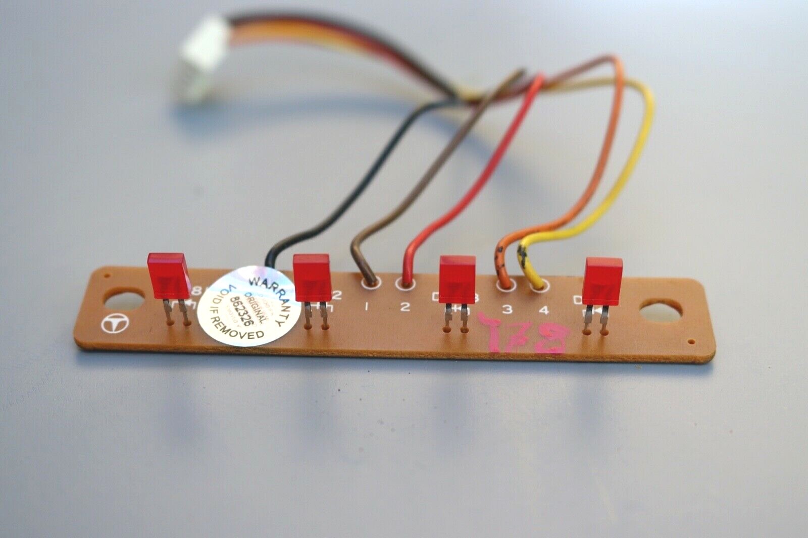 > TASCAM 34 < LED PCB Red Board Card Reel to Reel Part 5210075800 /T78 - Image 3