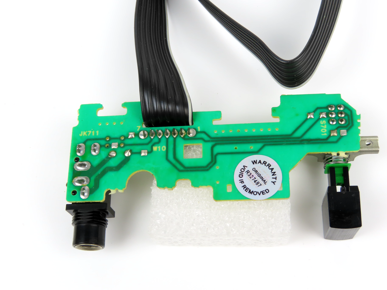 *Technics RS-TR212* Power Switch and Phone Socket PCB Tape Deck Part /B469 - Image 6