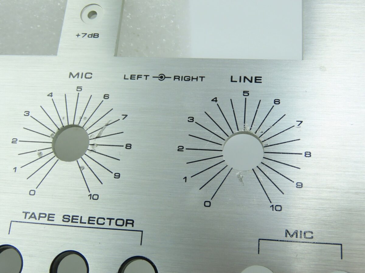 *AKAI CS-707D* Front Panel Faceplate Tape Deck Part /FP98 - Image 7