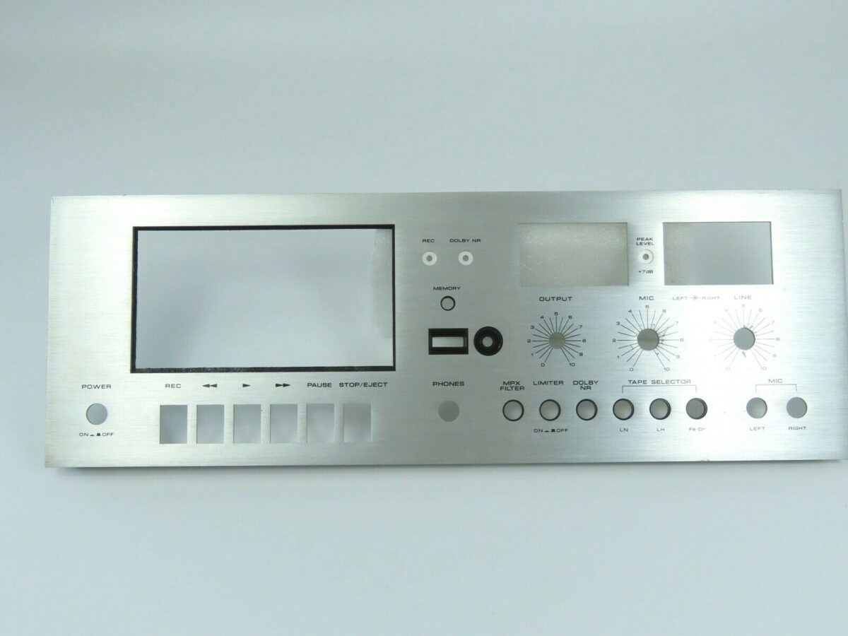 *AKAI CS-707D* Front Panel Faceplate Tape Deck Part /FP98