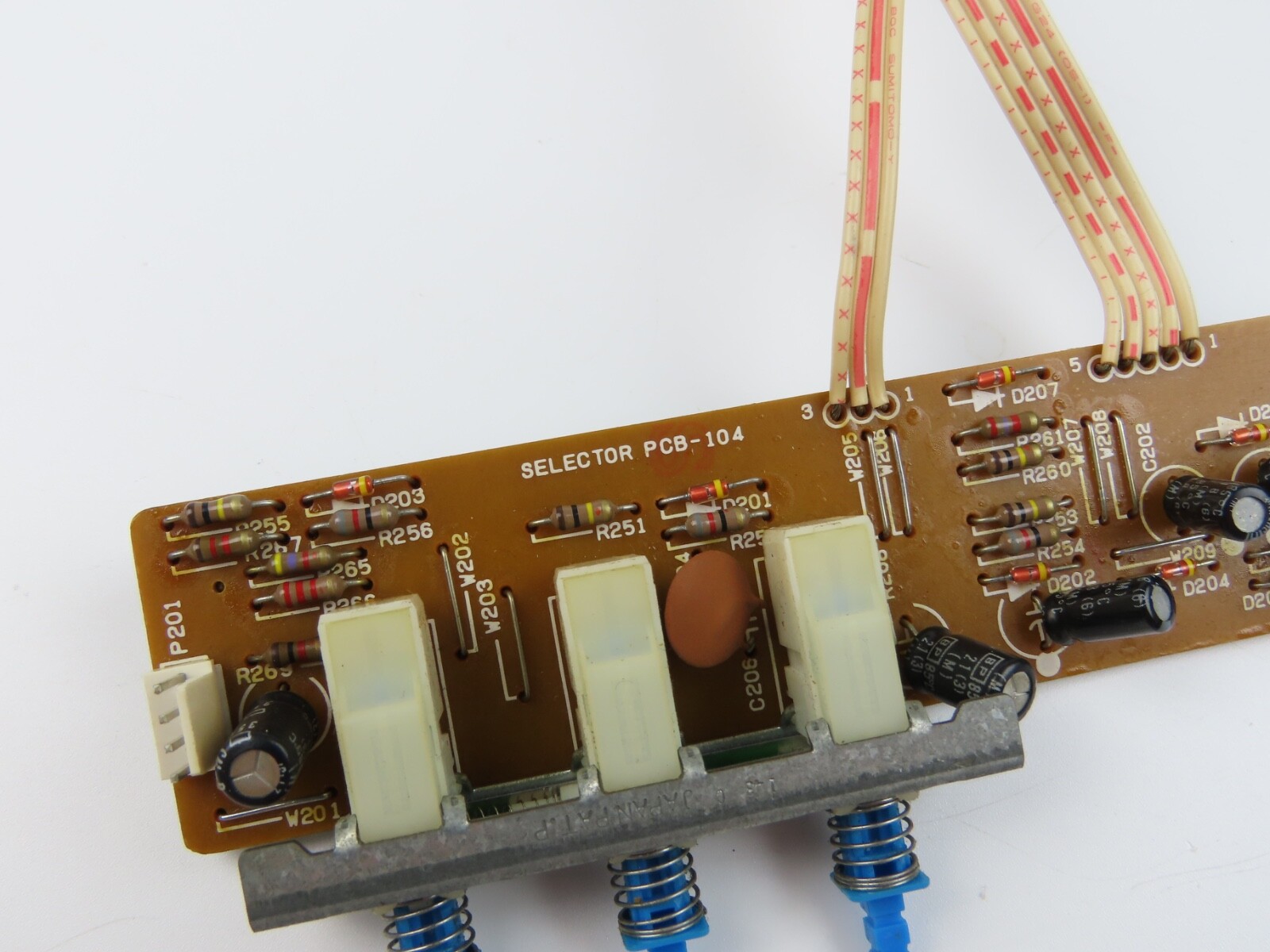 *Tascam 38* Selector Switch PCB-104 Board Reel to Reel Parts /T623 - Image 4