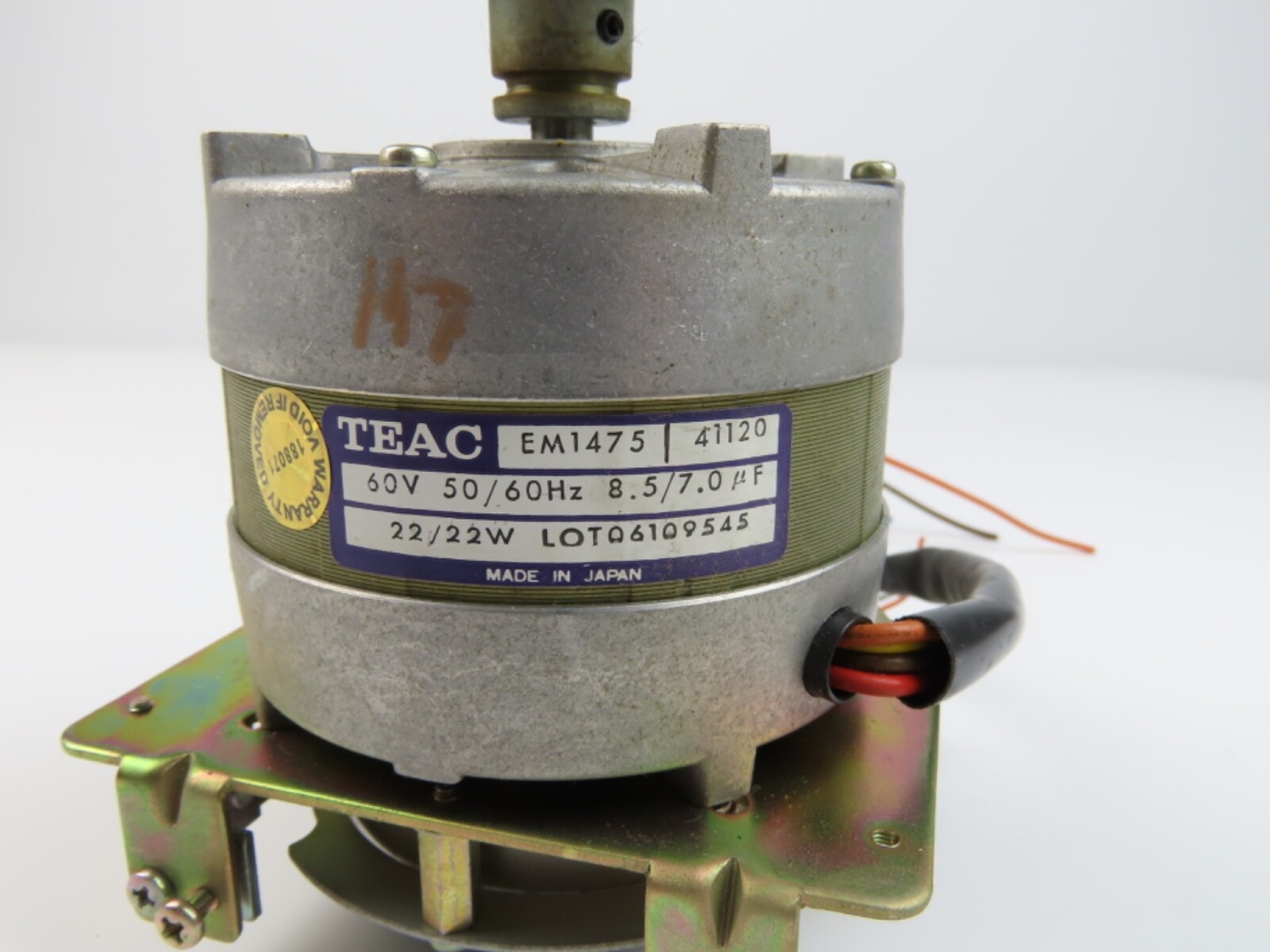 *Teac A-3440* Reel Motor EM1475 LH with Brake Reel to Reel Part /T610 - Image 6