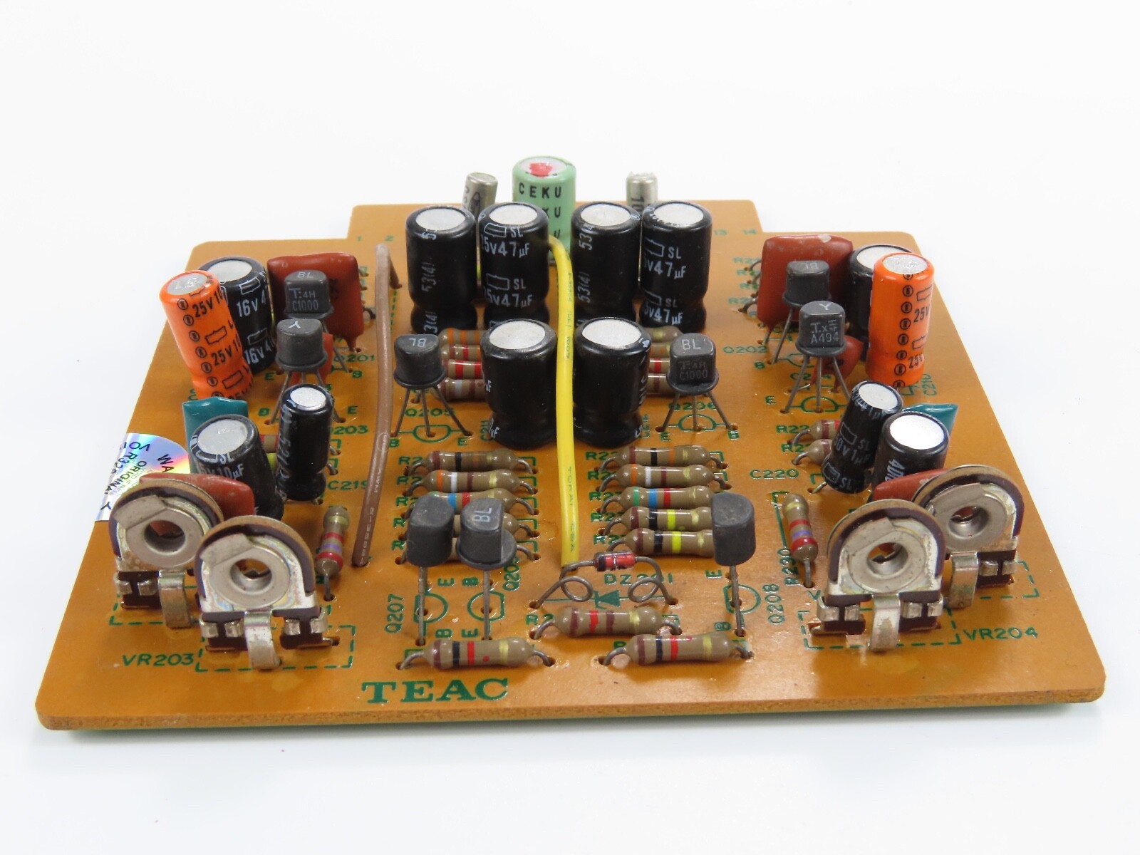 *Teac A-7300* Play Eq. Amp. Unit PCB Board 51670071 Reel to Reel Parts /T446 - Image 3