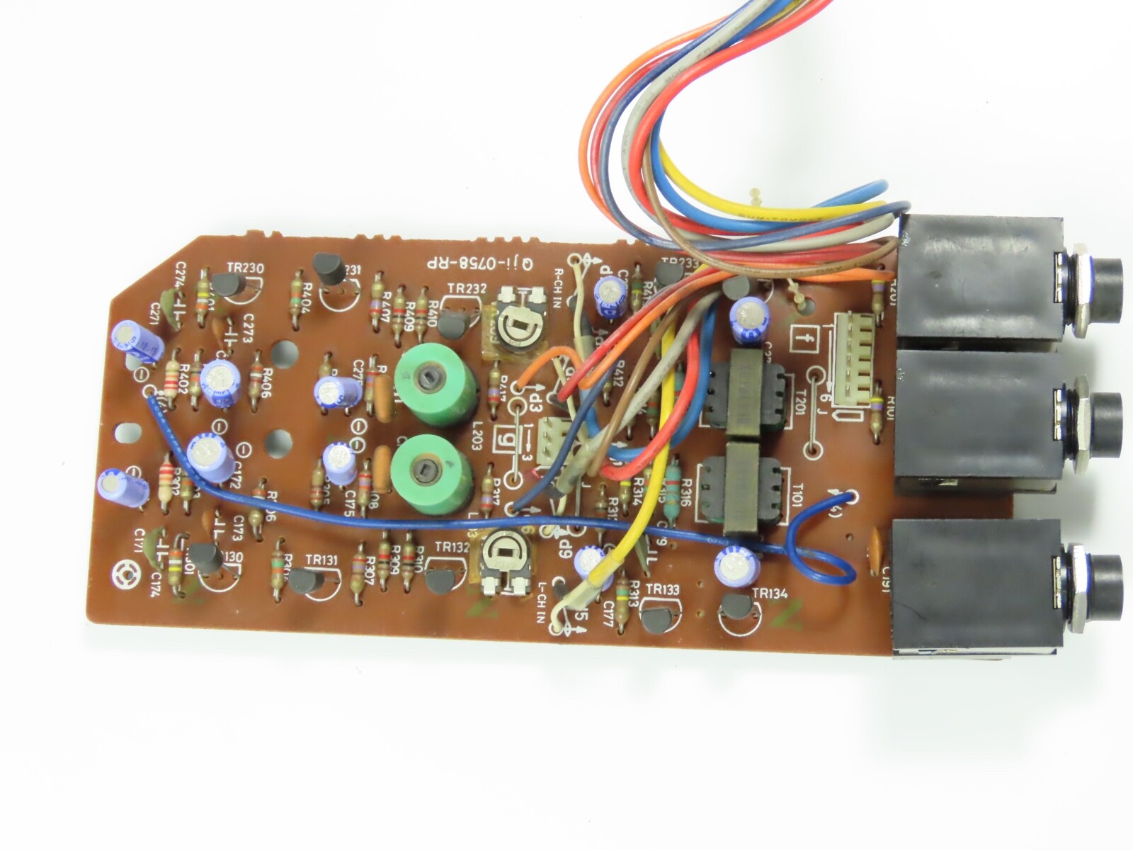 > Technics RS-1506 < Line-out Headphone Amp. PCB Board Reel to Reel Part /CH08