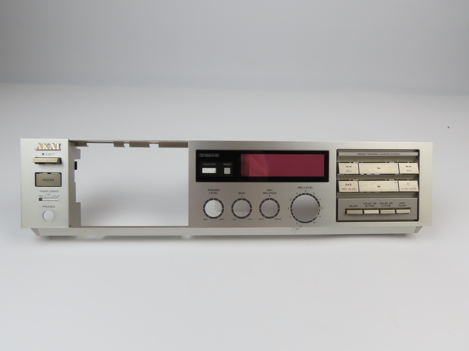 *Akai GX-32* Front Panel Faceplate Tape Deck Parts /FP322