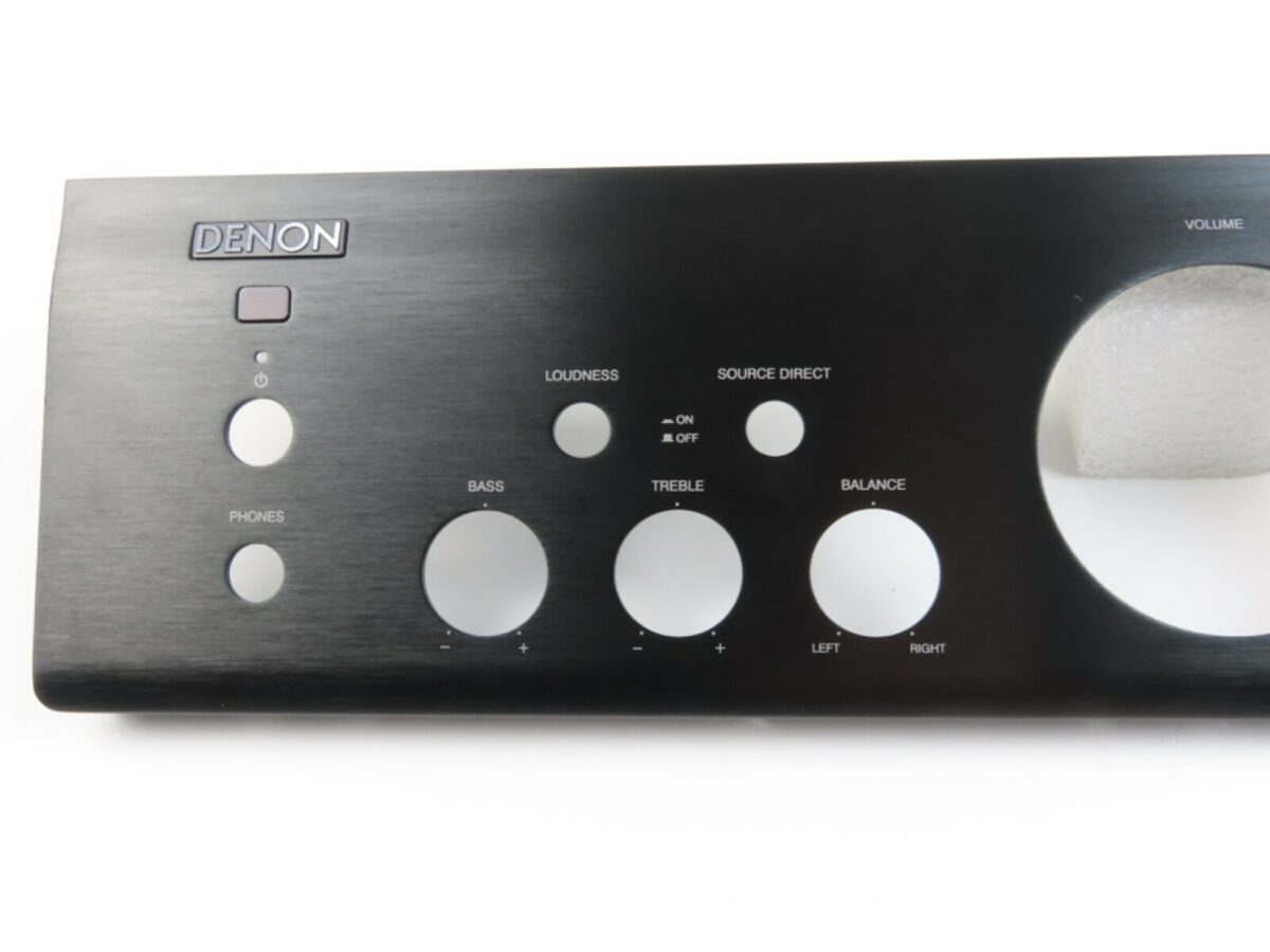 *Denon PMA-520AE* Front Panel Faceplate Black Amplifier Part /FP264 - Image 3