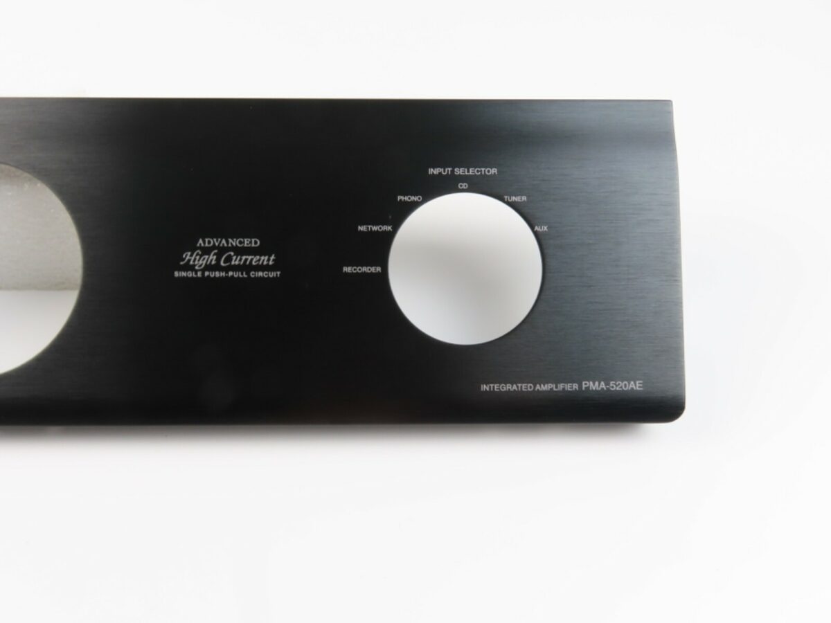 *Denon PMA-520AE* Front Panel Faceplate Black Amplifier Part /FP264 - Image 4