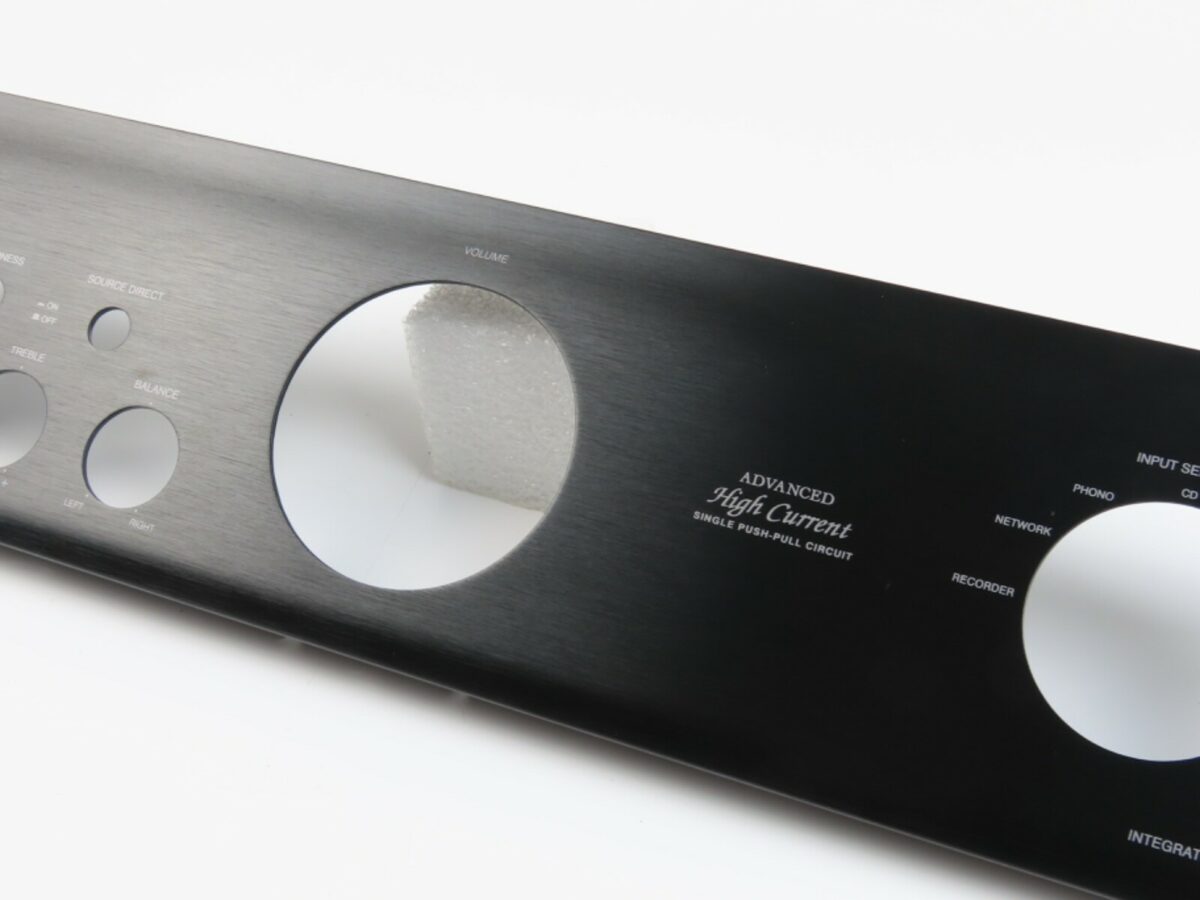 *Denon PMA-520AE* Front Panel Faceplate Black Amplifier Part /FP264 - Image 5