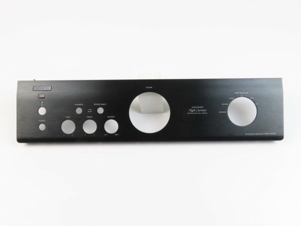 *Denon PMA-520AE* Front Panel Faceplate Black Amplifier Part /FP264