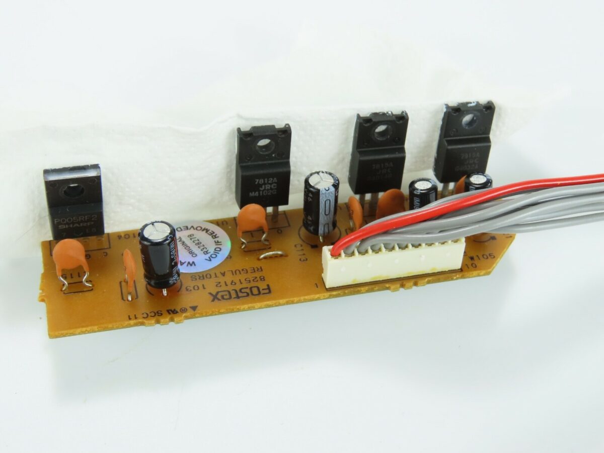 *Fostex D-10* Regulators PCB Board 8251912 103 Digital Master Recorder/Fx344 - Image 3