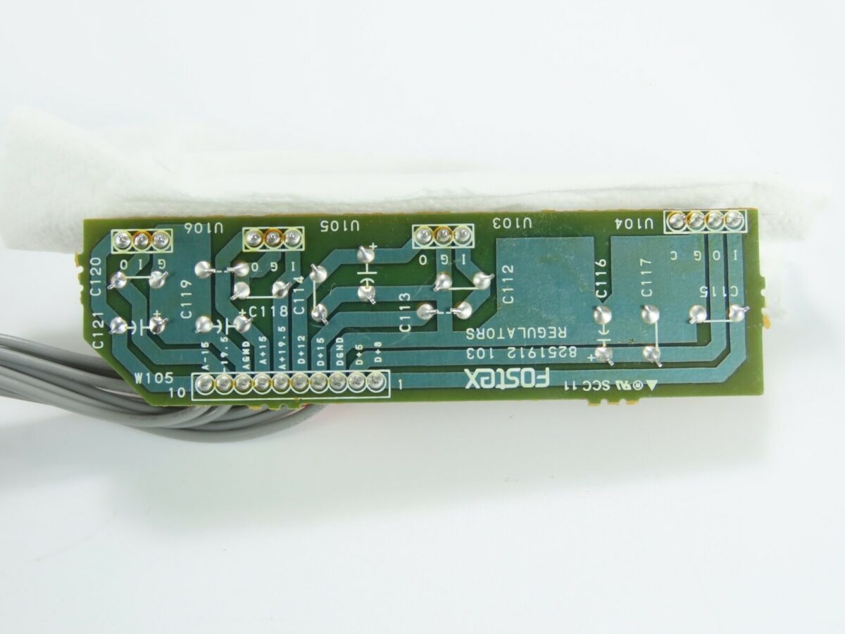 *Fostex D-10* Regulators PCB Board 8251912 103 Digital Master Recorder/Fx344 - Image 4