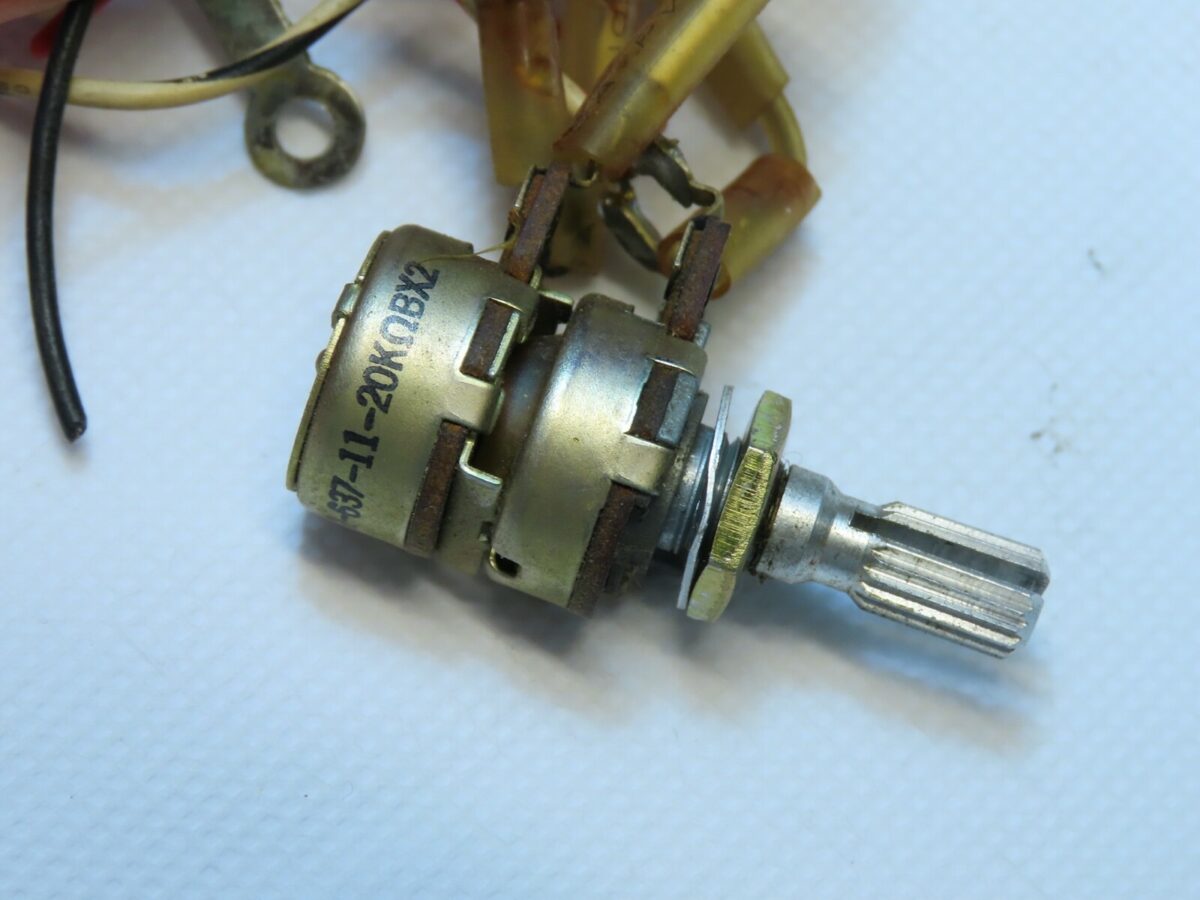 > SONY TC-377 < Jack In/Out with Potentiometer 20Ohm Reel to Reel Part #S152 - Image 5