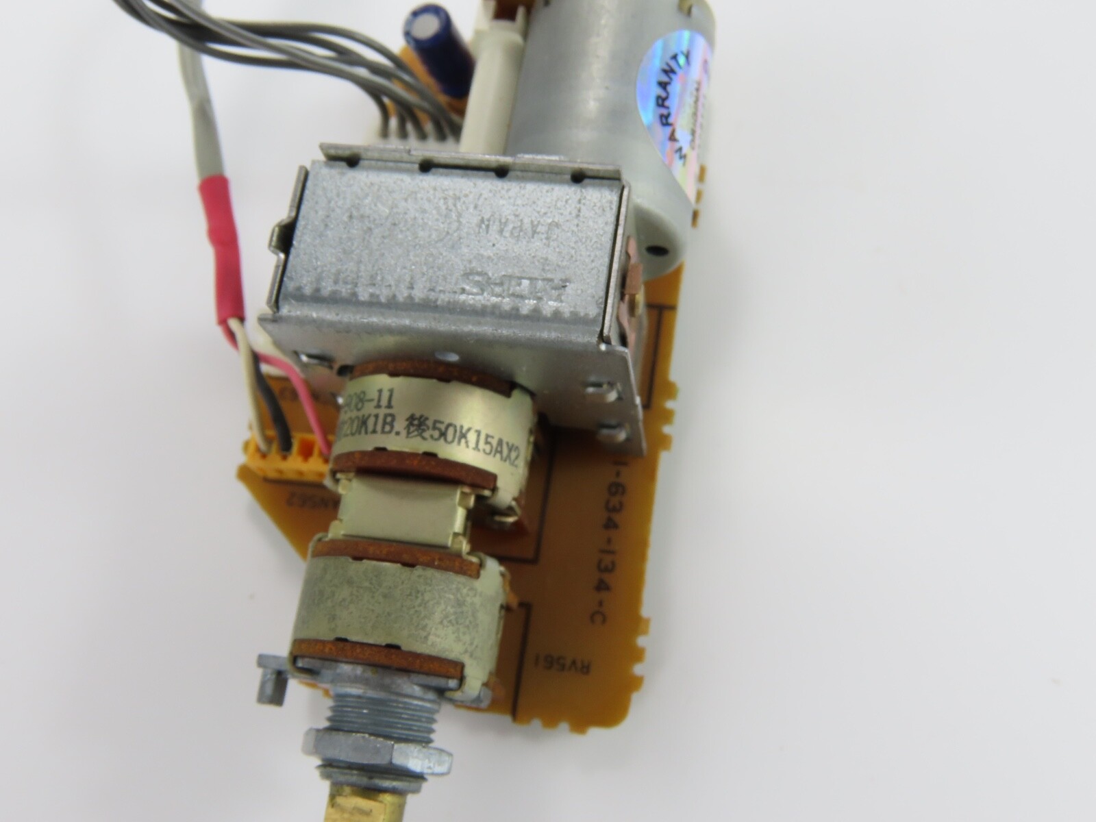 *SONY TC-WR820* Recording Level Board Pot with Motor Tape Deck Part /D241 - Image 4