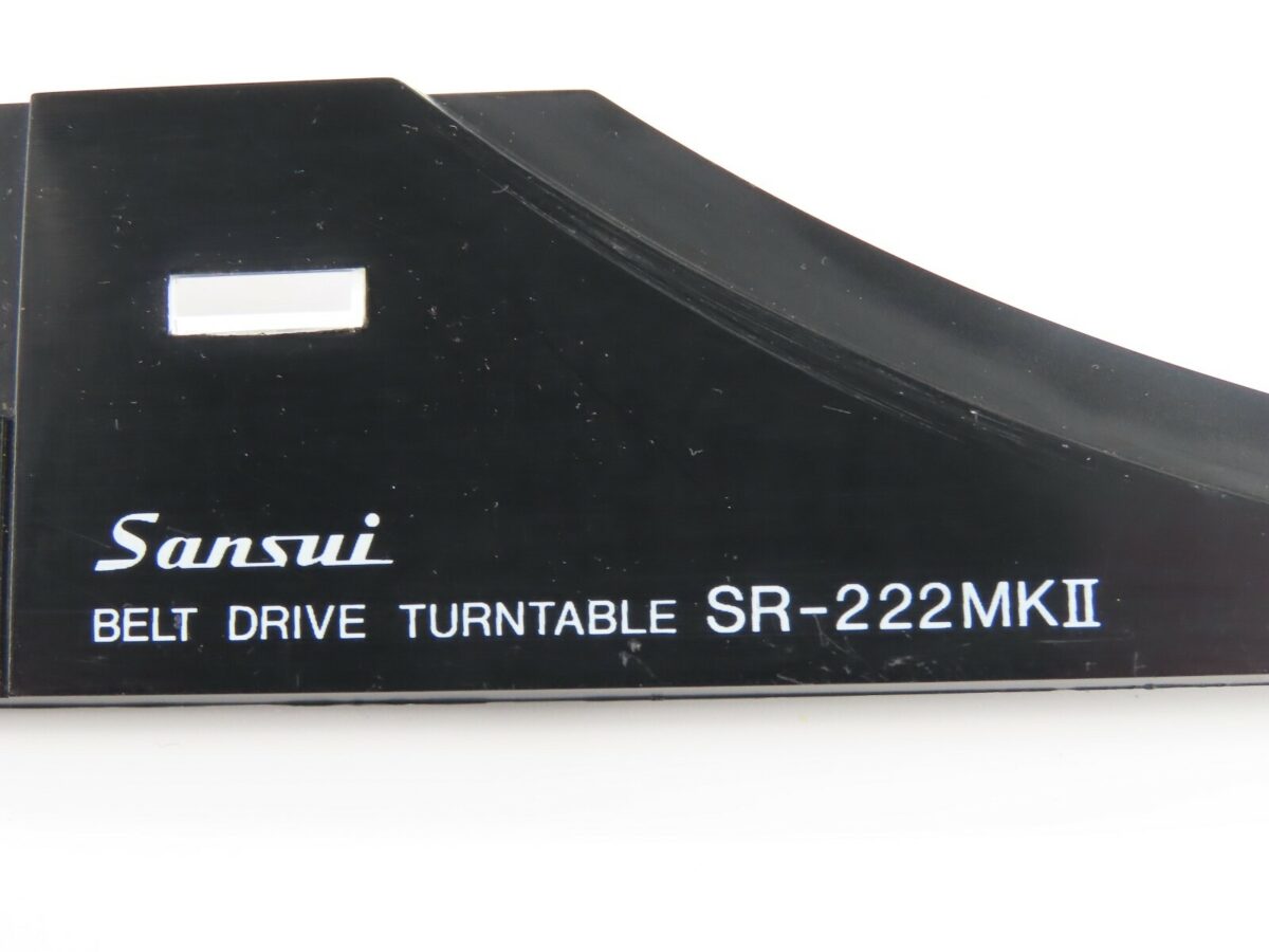 *Sansui SR-222 MKII* Name Plate Turntable Parts /B - Image 3