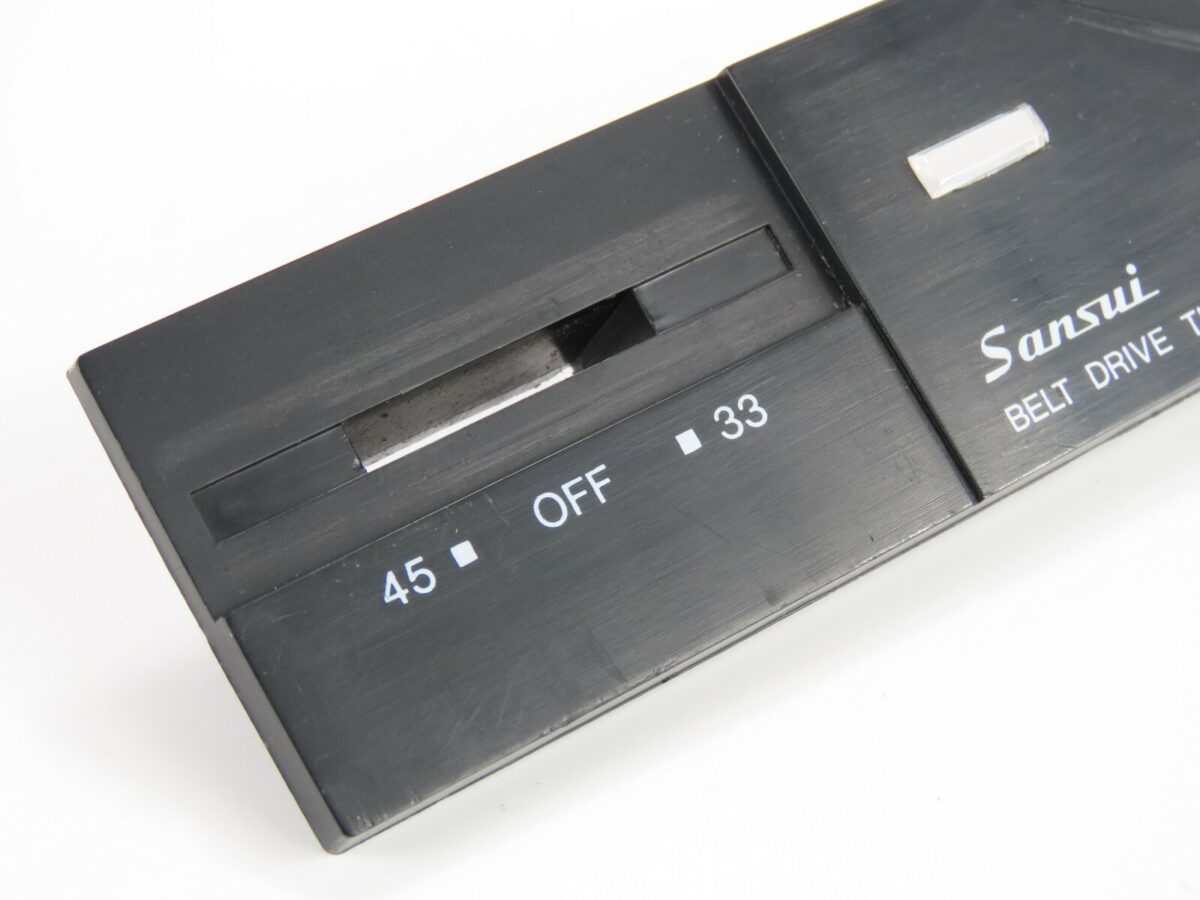 *Sansui SR-222 MKII* Name Plate Turntable Parts /B - Image 4