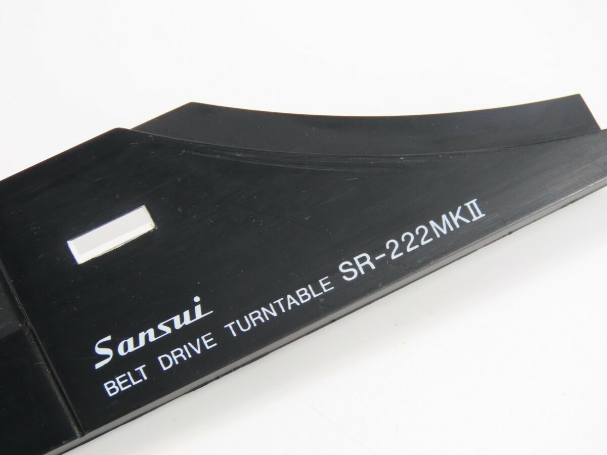 *Sansui SR-222 MKII* Name Plate Turntable Parts /B - Image 5