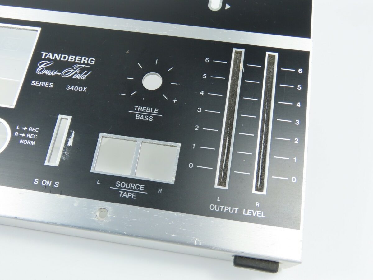 *Tandberg 3400X* Front Panel Lower Section Reel to Reel Part /FP130 - Image 6