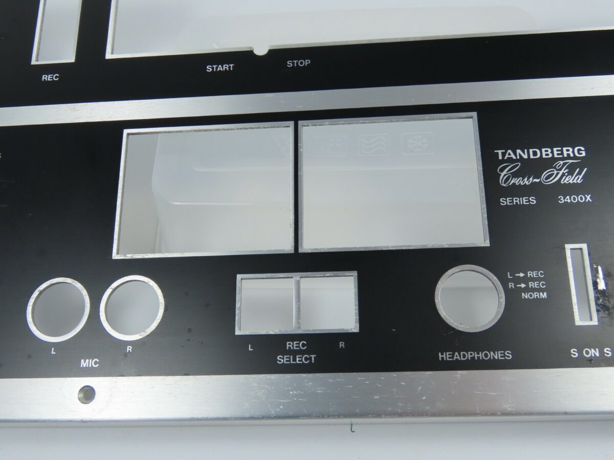 *Tandberg 3400X* Front Panel Lower Section Reel to Reel Part /FP130 - Image 7