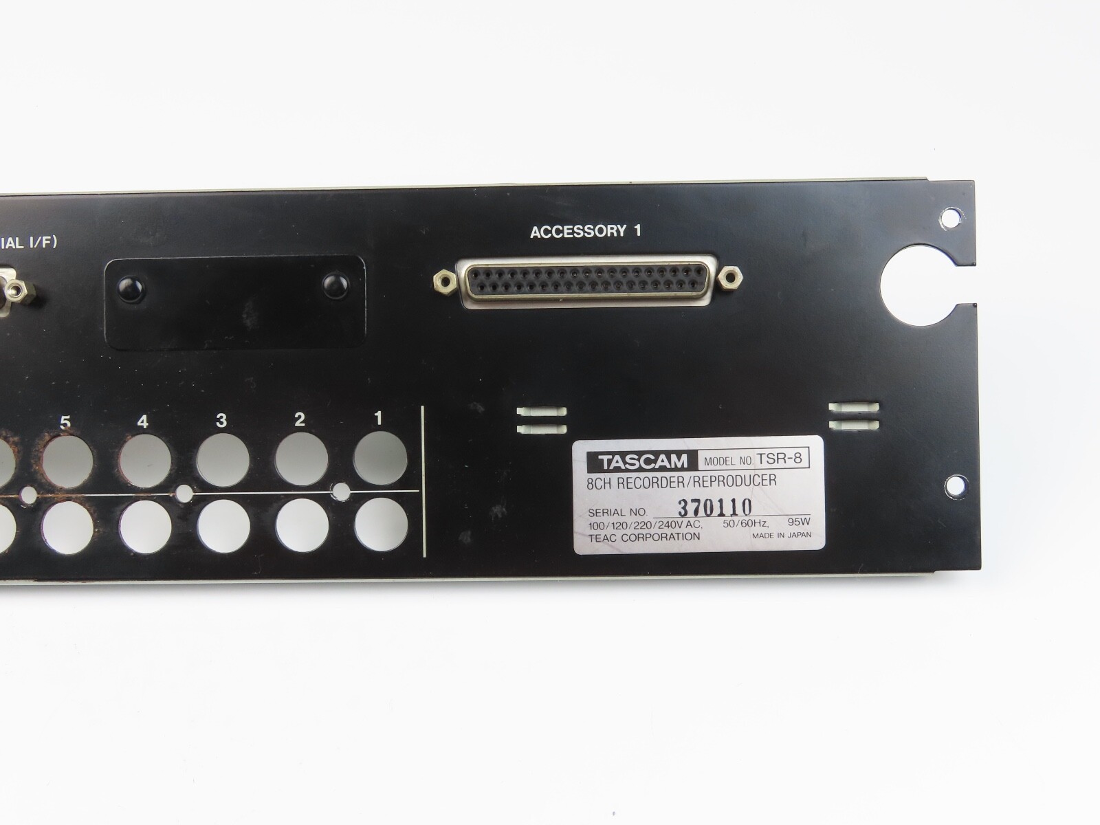 *Tascam TSR8* Rear Panel Reel to Reel Part /Ts89 - Image 4