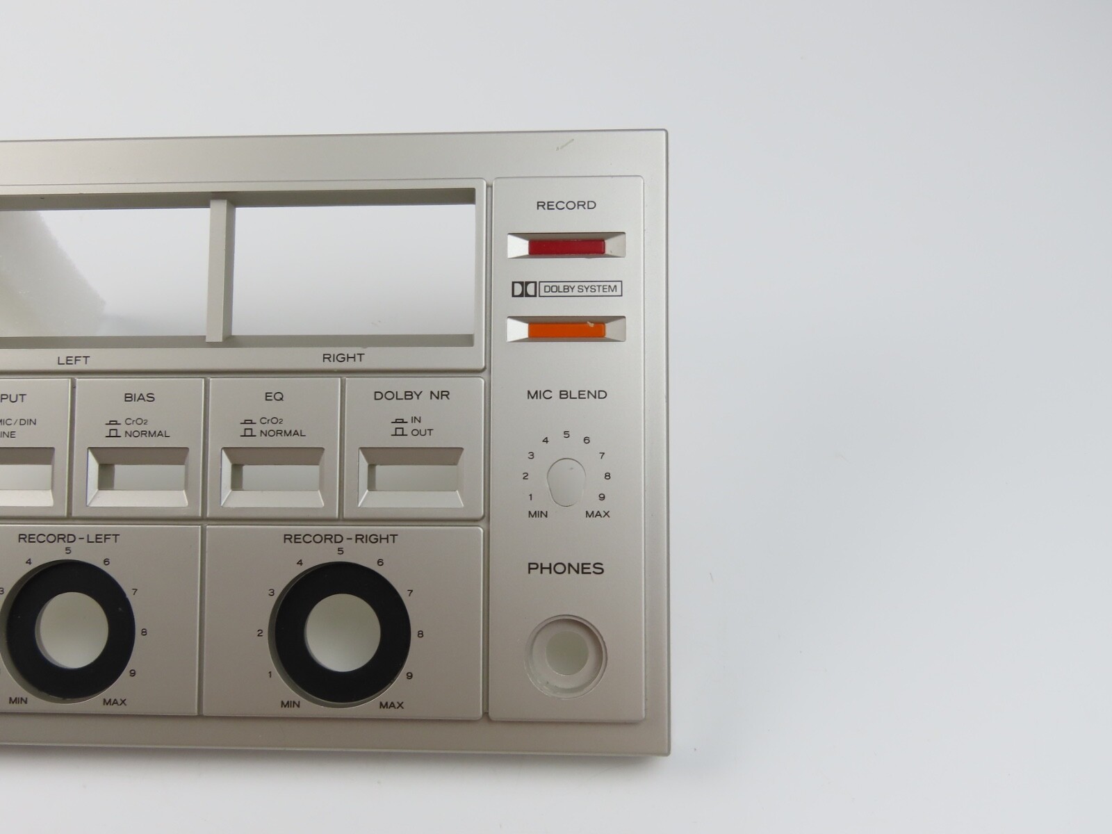 *Teac A-108* Front Panel Faceplate Tape Deck Parts /FP301 - Image 5