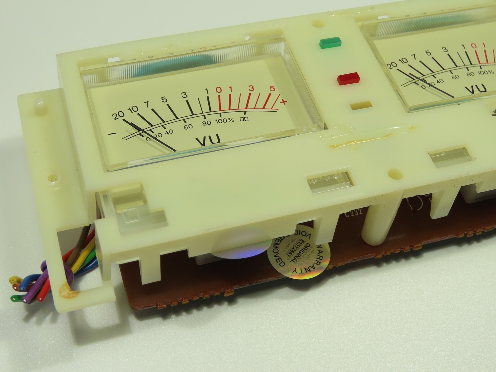 > AIWA M200 < VU Meters Tape Deck Part /B74 - Image 3