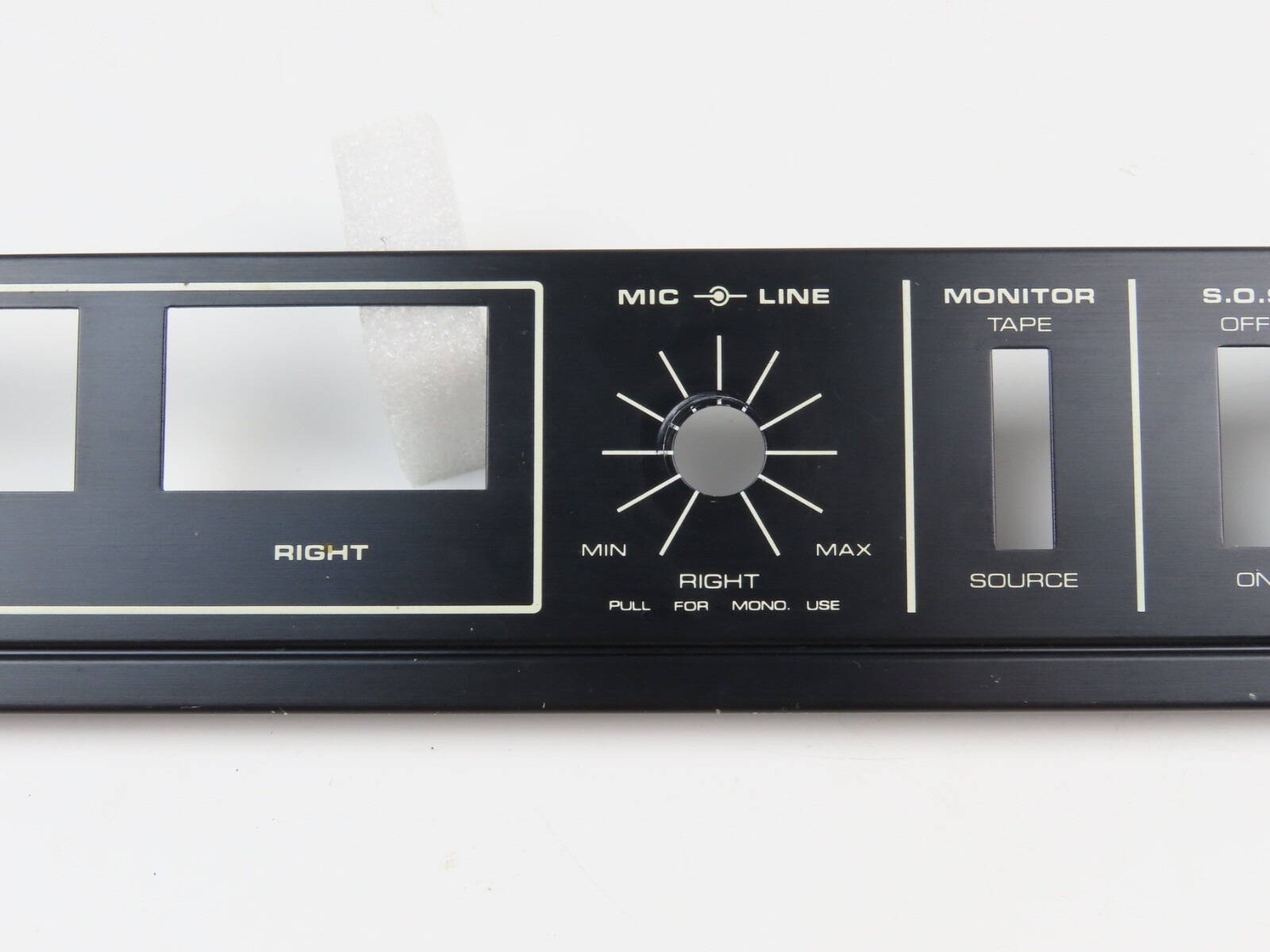 *AKAI 4000DS MKI* Front Panel Lower Section Reel to Reel Part /FP324 - Image 4