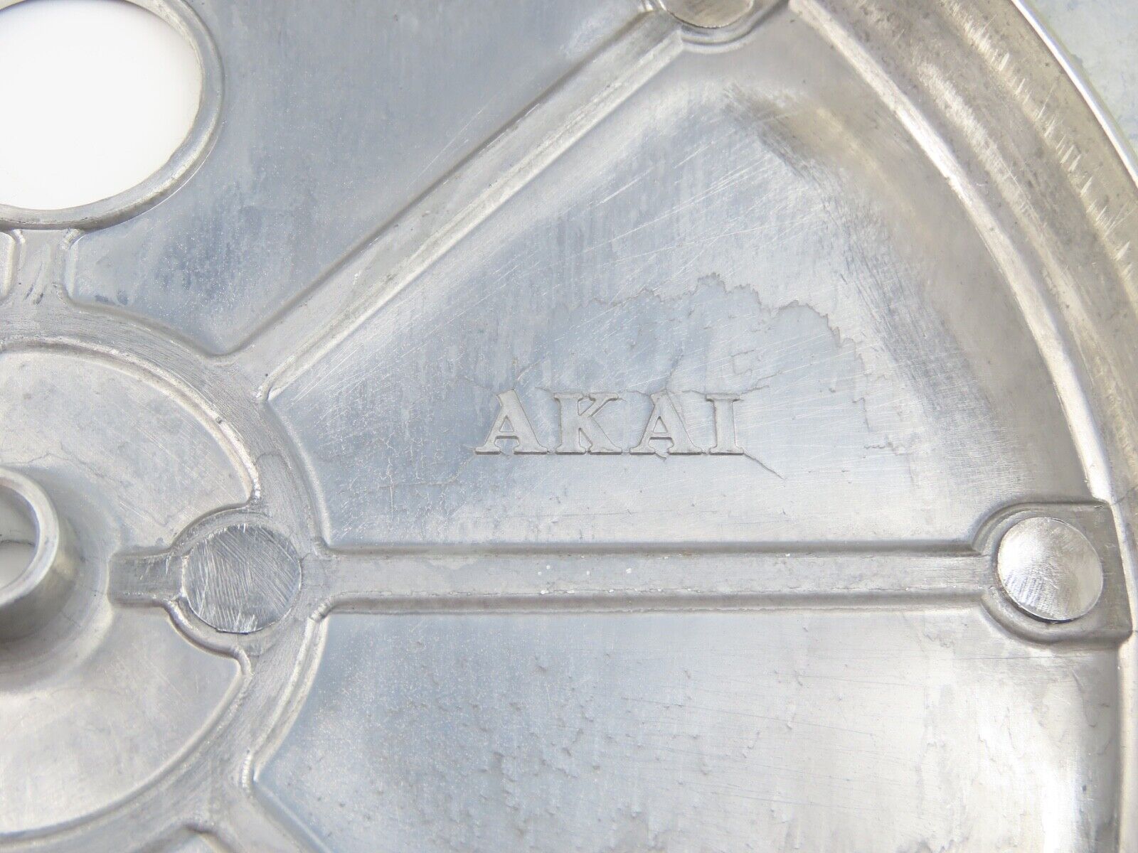 *Akai AP-B21* Platter with Rubber Mat Turntable Parts /ST2 - Image 7