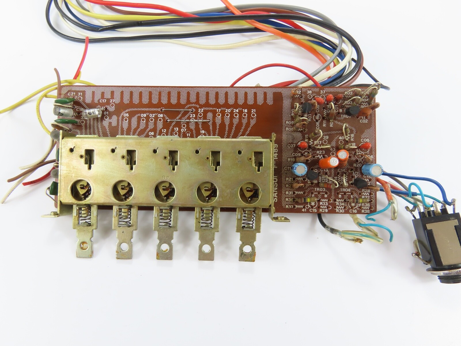 *Sansui QRX-5500* Mixing and Accessory Board PCB F-1489 Amplifier Part /M61 - Image 3