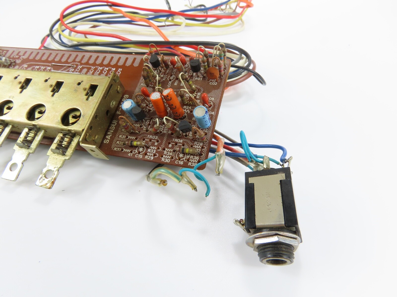 *Sansui QRX-5500* Mixing and Accessory Board PCB F-1489 Amplifier Part /M61 - Image 4