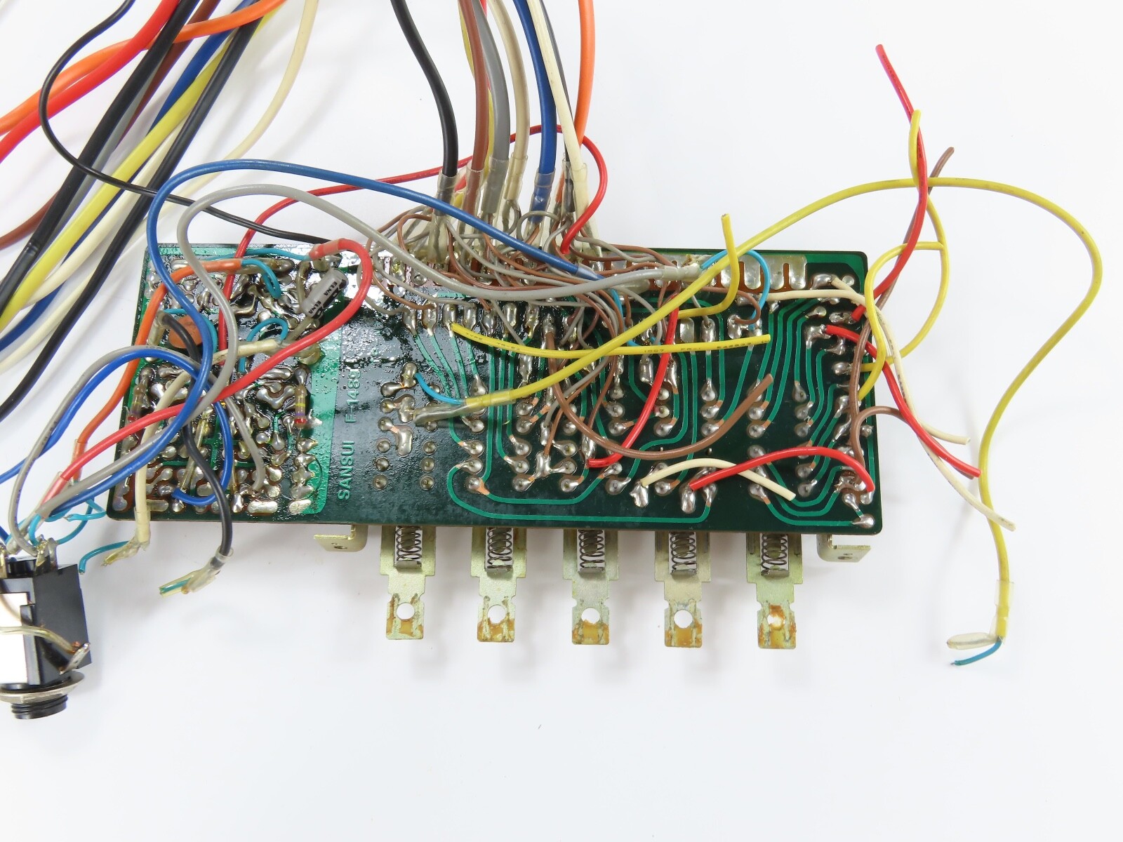 *Sansui QRX-5500* Mixing and Accessory Board PCB F-1489 Amplifier Part /M61 - Image 6