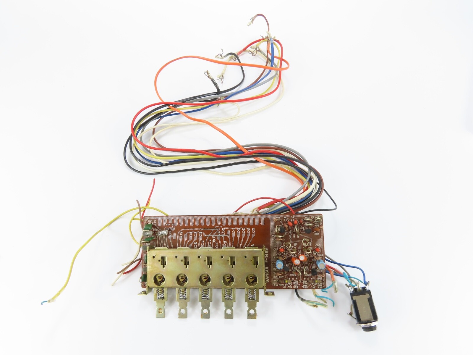 *Sansui QRX-5500* Mixing and Accessory Board PCB F-1489 Amplifier Part /M61