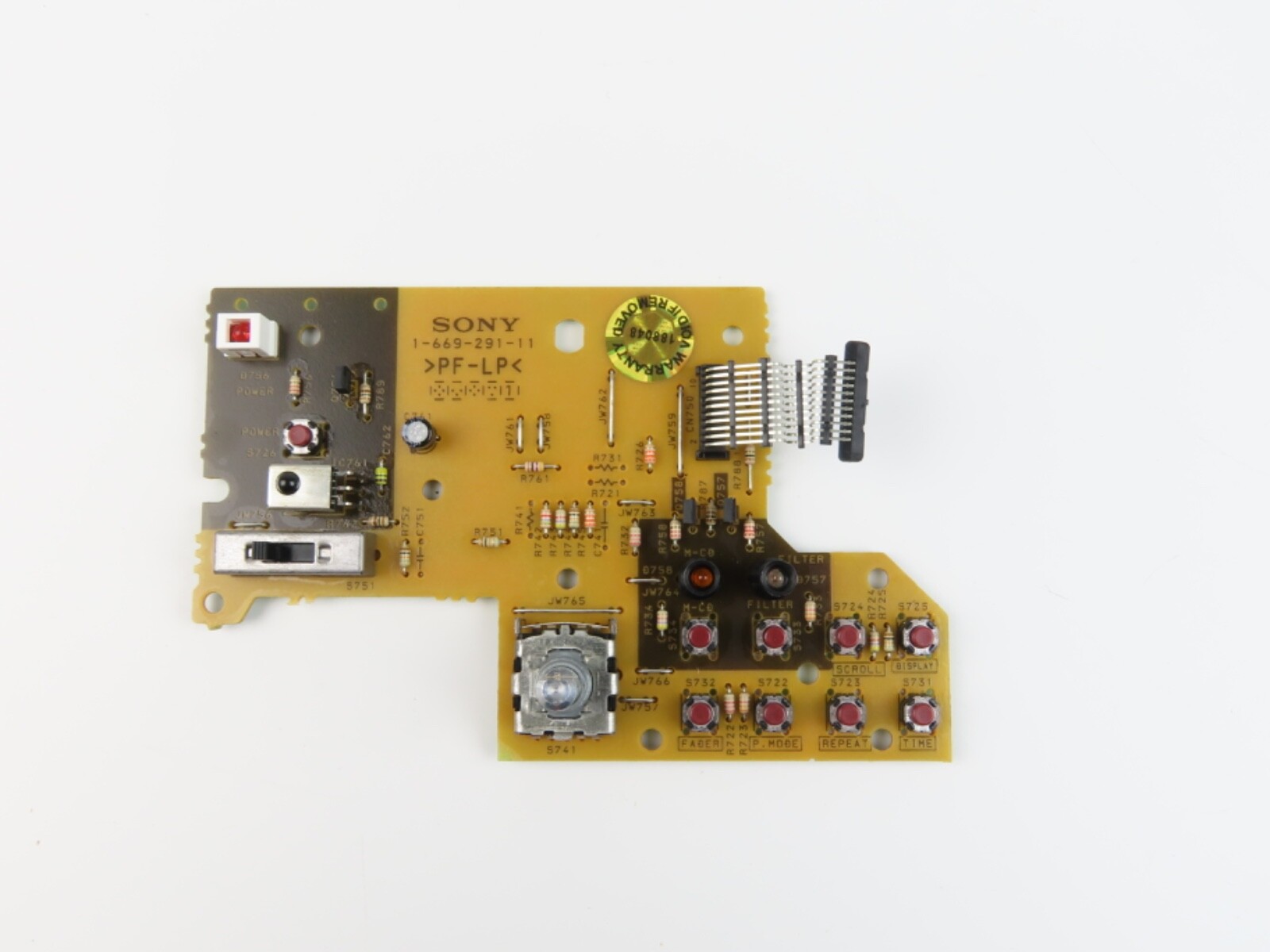 *Sony MDS-JA20ES* Switch PCB Board Mini Disc Parts /D449