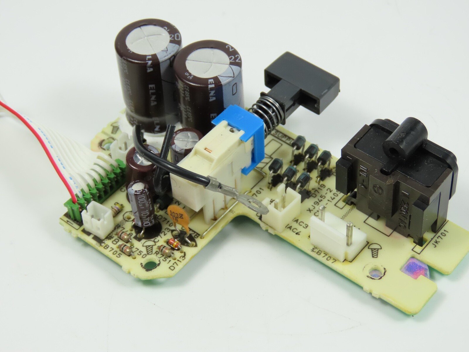 > YAMAHA MT120s < Power Supply Circuit Board PCB Tape Deck Part /A162 - Image 4