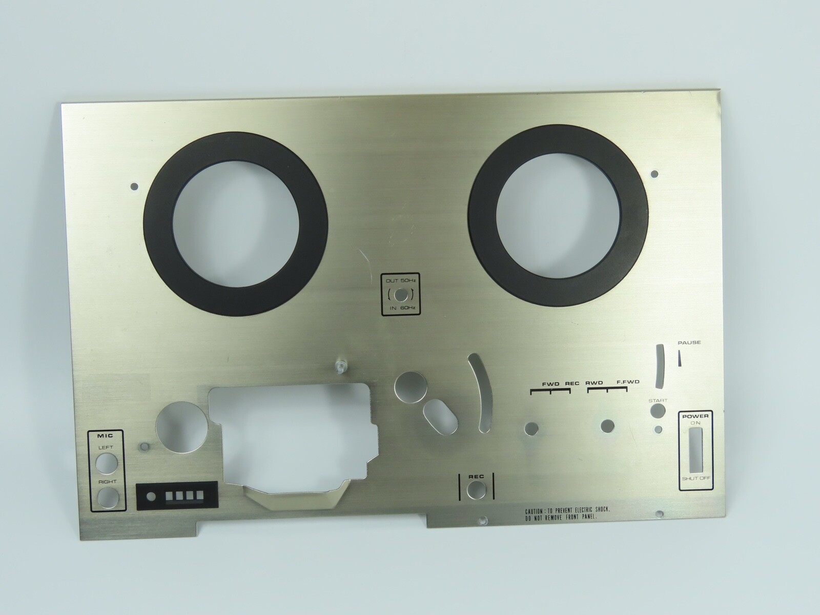 AKAI 4000D/DB/DS Front Panel Upper Section Reel to Reel Part /FP13