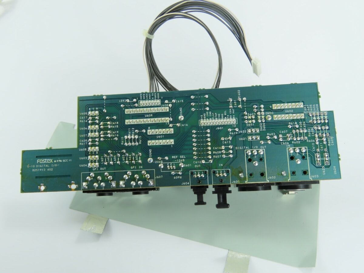 *Fostex D-10* Digital I/O PCB Board 8251913 402 Digital Master Recorder/Fx351 - Image 5