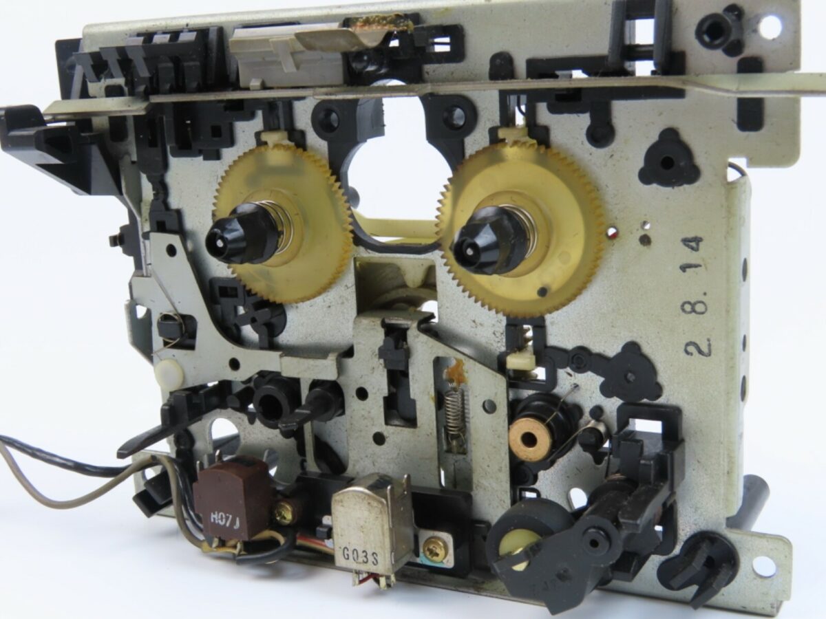 *Sansui D-X301i* Cassette Holder Chassis with Heads Tape Deck Parts /B571 - Image 4