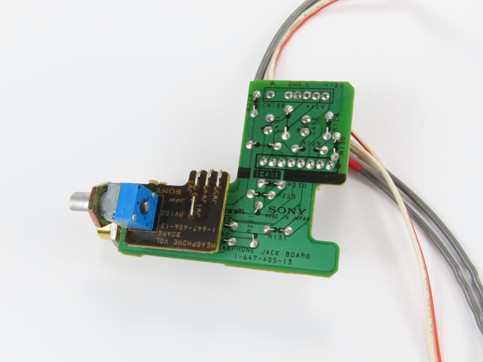 *Sony DTC-690* Headphone Jack Board 1-647-405-13 DAT Deck Part /A566 - Image 5