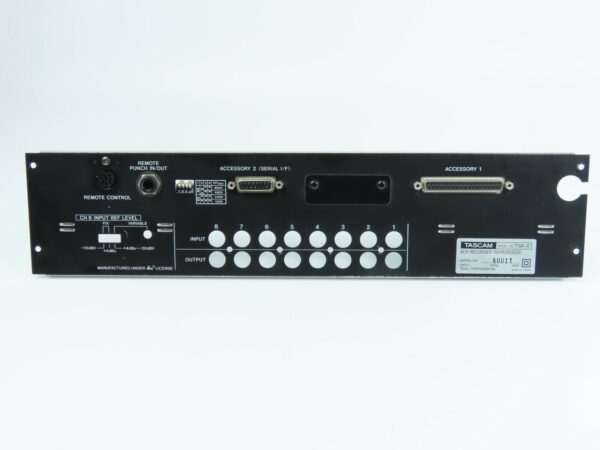 Prosim8 Rear Panel *TASCAM TSR8* Back Panel with In/Out Reel to Reel Part /TS35 - HiFi ...