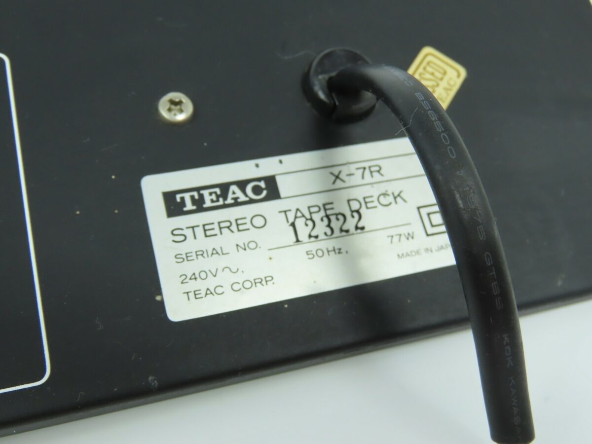 *TEAC X-7R* Back Panel Line In / Output Reel to Reel Part /Tx112 - Image 3