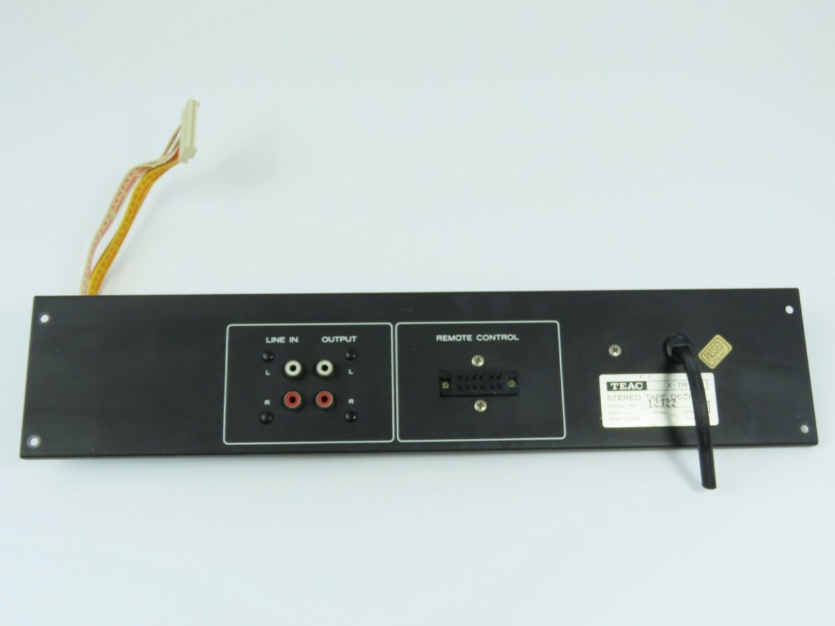 *TEAC X-7R* Back Panel Line In / Output Reel to Reel Part /Tx112