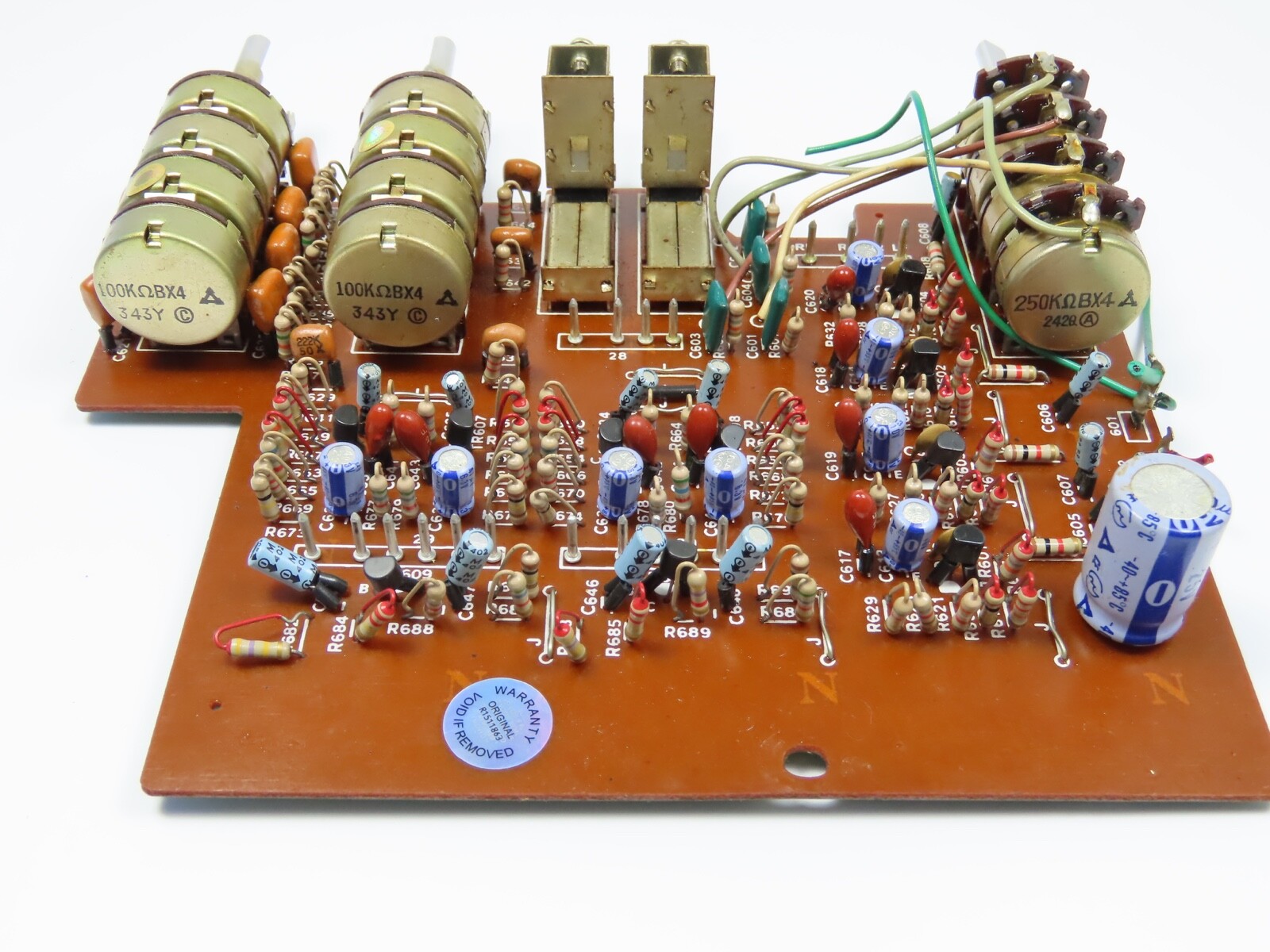Technics SA6000X - Phase Invert / Tone Control PCB Board /A115 - Image 3
