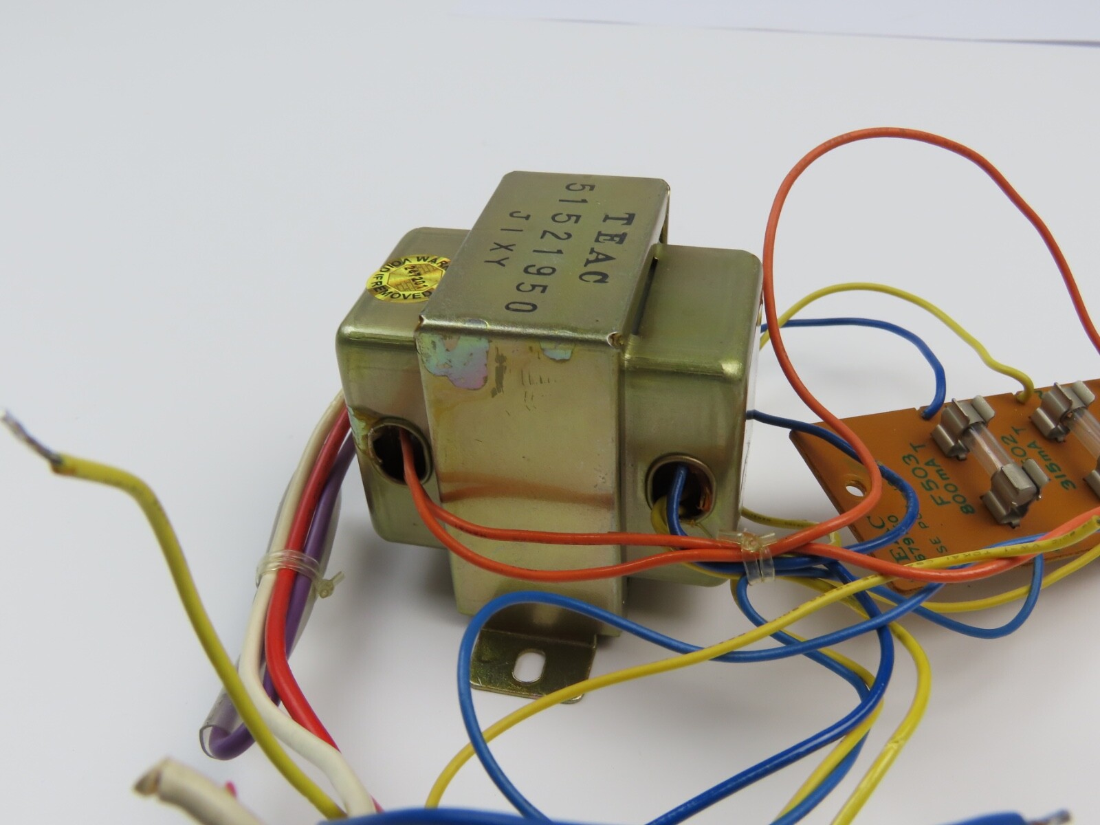 *Teac A-430* Power Transformer 51521950 + Fuse PCB Tape Deck Parts /A815 - Image 5