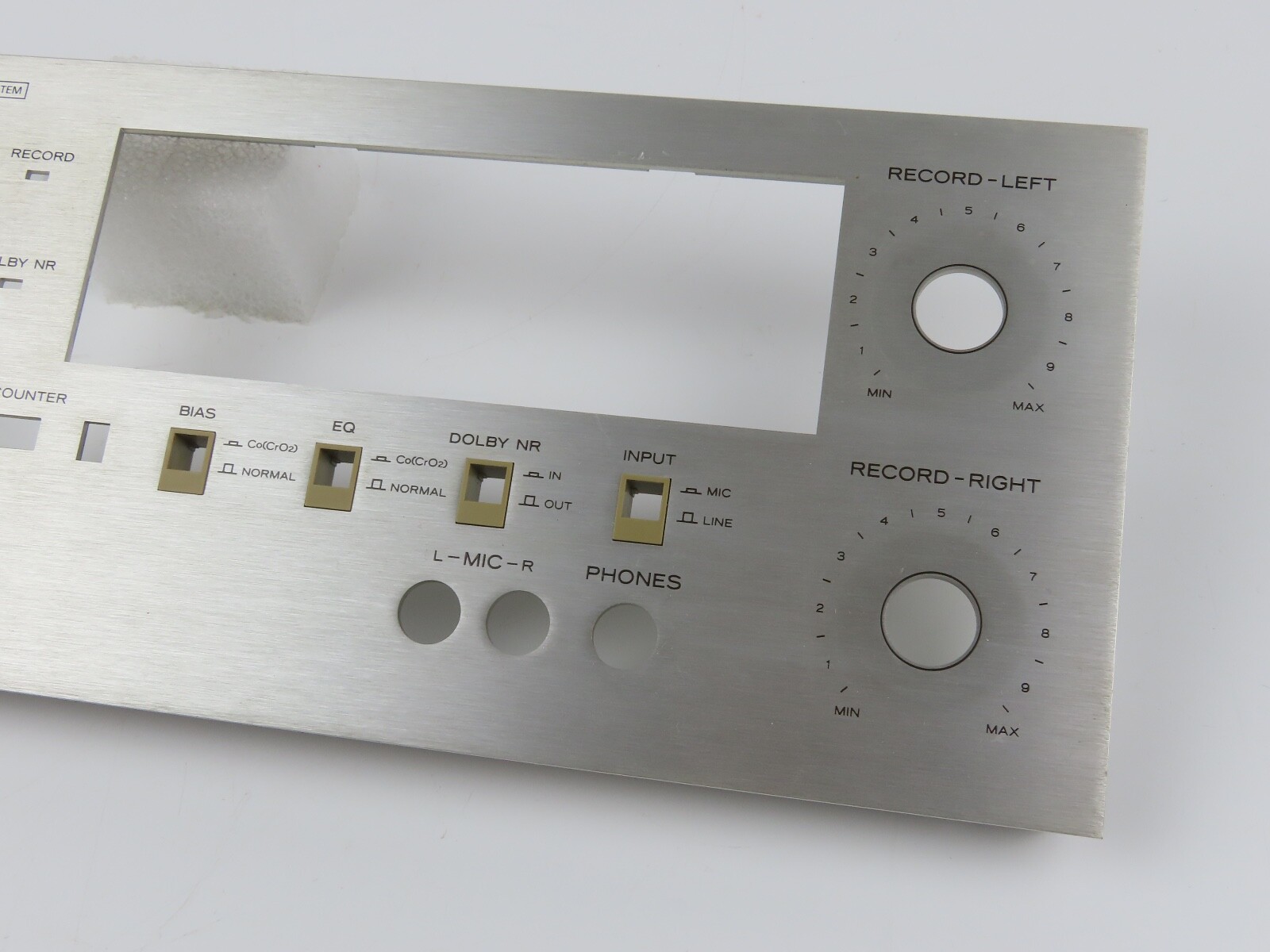 *Teac CX-270* Front Panel Faceplate Tape Deck Part /FP195 - Image 7